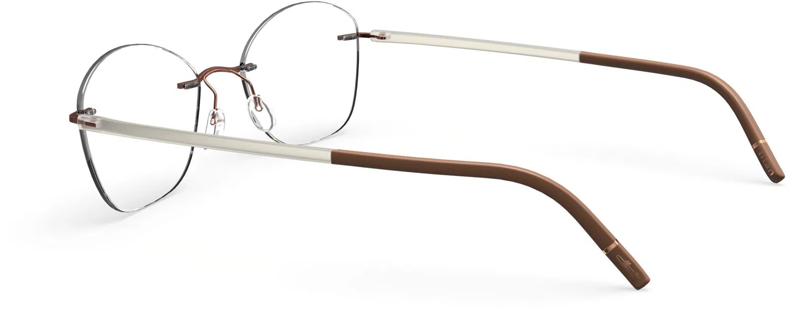 Silhouette The Wave Chassis Rimless 5567 Eyeglasses - view 53